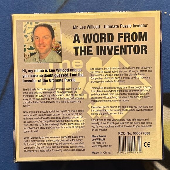 The Ultimate Puzzle (Lee Willock – 48 Puzzles in One) - Picture 2 of 5